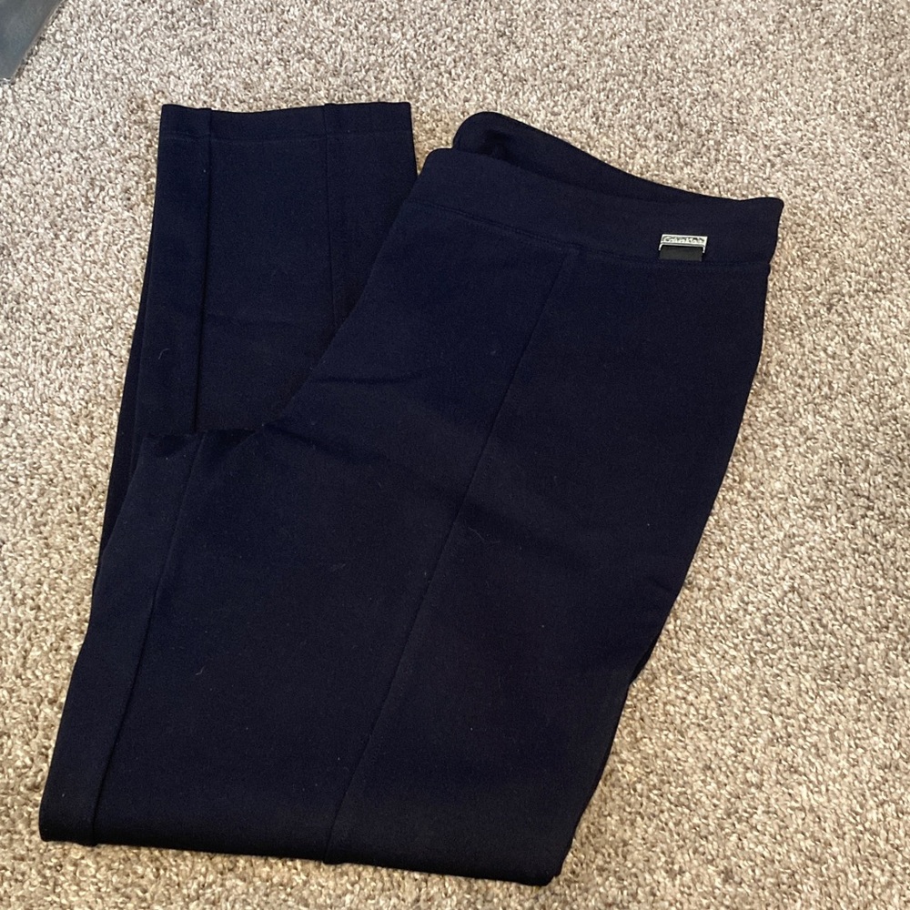 Calvin Klein women’s Navy power stretch pull on pants Pants